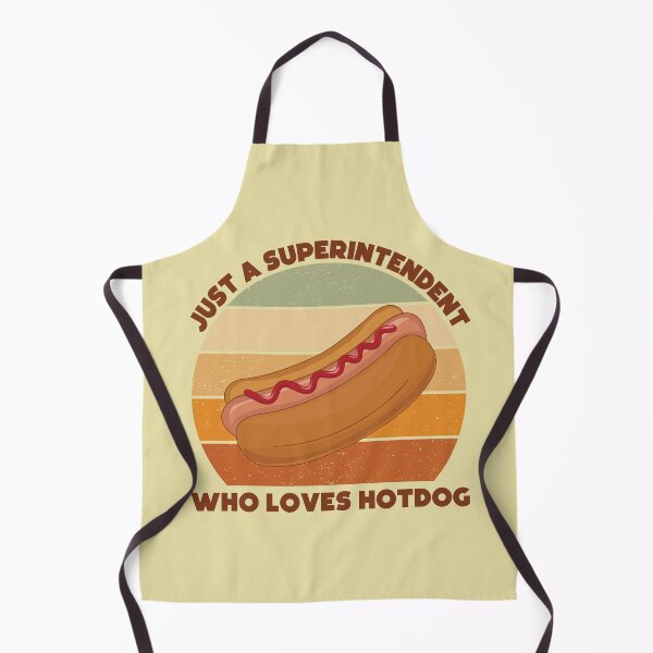 Item preview, Just a superintendent who loves hotdog, dark text, overseer, funny supervisor, hotdog lover gift, food and job title  designed and sold by SGS-.