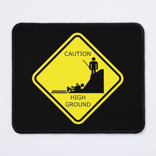 Item preview, Caution High ground design designed and sold by TryStar.