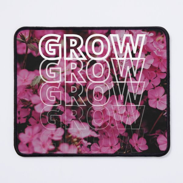 Item preview, GROW (above) - Pink Shaded Flowers designed and sold by AliceSLee.