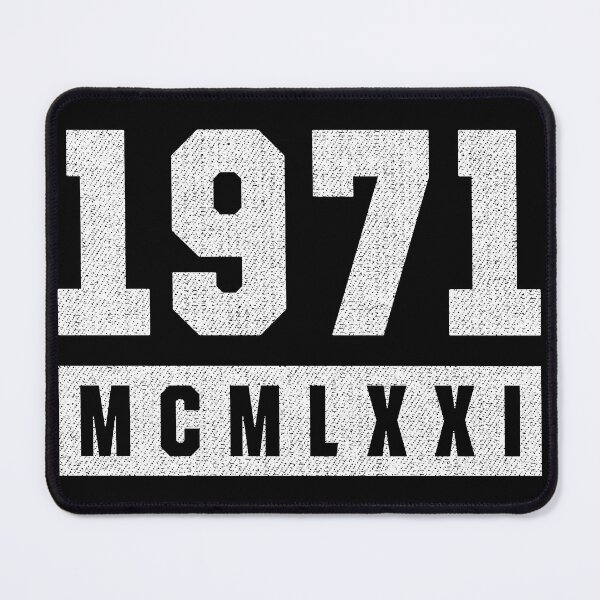 Item preview, Vintage 1971 Roman Numeral Birthday designed and sold by MarkTees.