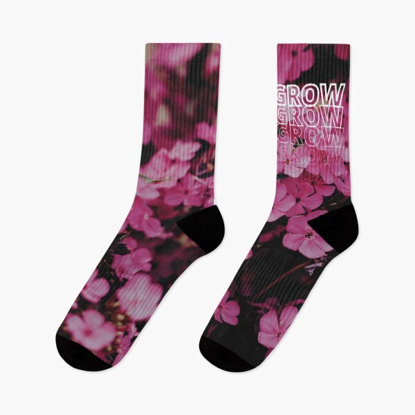 Item preview, GROW (above) - Pink Shaded Flowers designed and sold by AliceSLee.