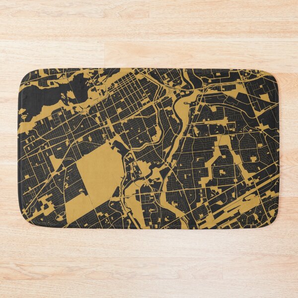 Item preview, Ottawa Map Art Black Gold Canada designed and sold by EpicMaps.