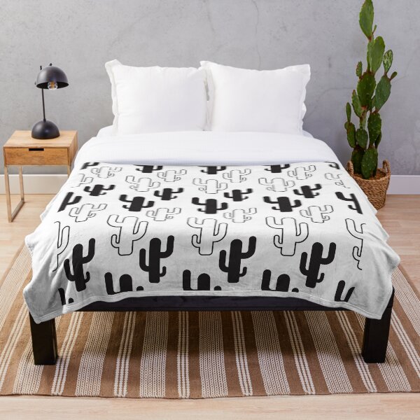 Item preview, Cactus Black and White Pattern designed and sold by Litheon.