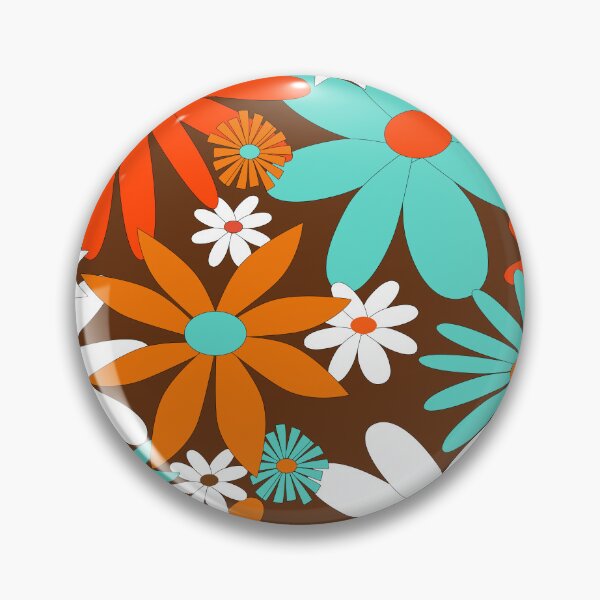 Item preview, Flower Power on Brown designed and sold by LisWilliams.