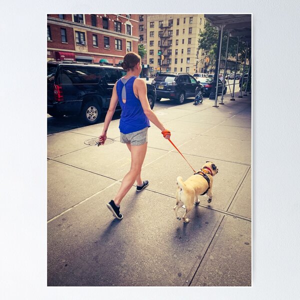 Item preview, Girl Dog Street City Upper West Side Manhattan, NYC  designed and sold by eleonoraingrid.