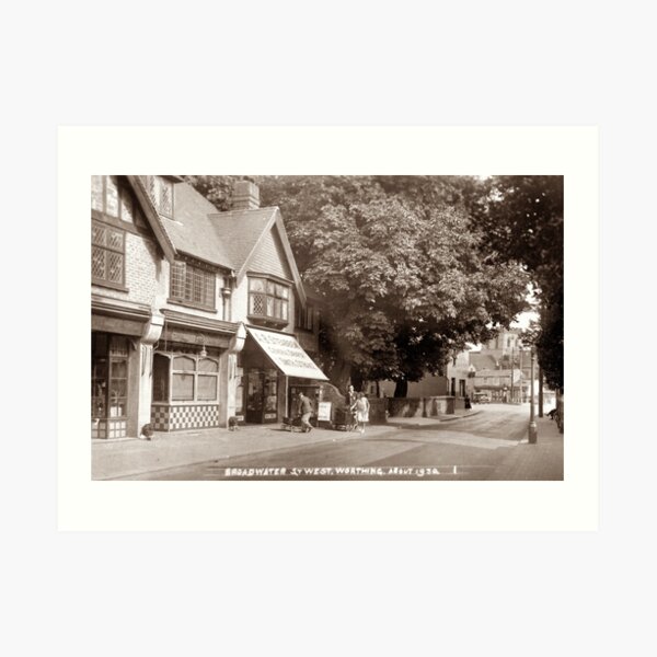 Ref: 41 - Broadwater Street West, Broadwater, Worthing, West Sussex. Art Print