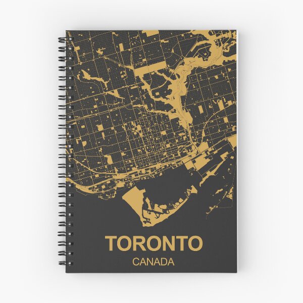 Item preview, Toronto Map Art Black Gold Canada designed and sold by EpicMaps.