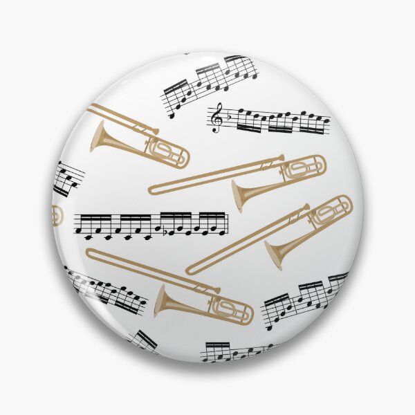 Item preview, trombones and notes designed and sold by kobyakov.