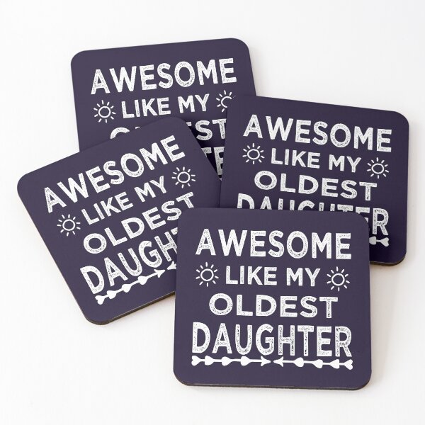 Item preview, Awesome like my oldest daughter cool Dad Mom Gift For Men Or Women designed and sold by Sarah38.