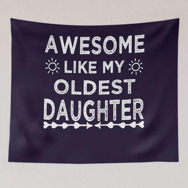 Item preview, Awesome like my oldest daughter cool Dad Mom Gift For Men Or Women designed and sold by Sarah38.