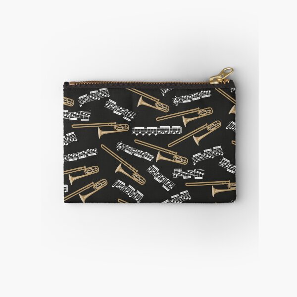 Item preview, trombones and music notes - black  designed and sold by kobyakov.