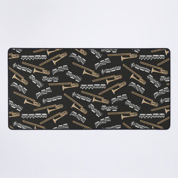 Item preview, trombones and music notes - black  designed and sold by kobyakov.