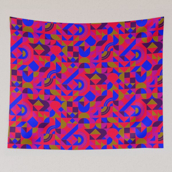 Item preview, geometric colorful patterns conceptual Art - Abstract Neo Geo graphic design designed and sold by Design Repo.