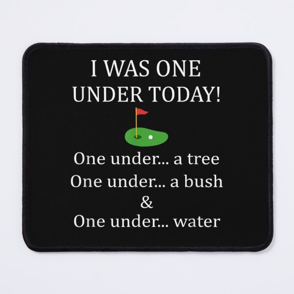 Item preview, I Was One Under Today, funny golf golfer lovers game tee  designed and sold by GarrickShop.