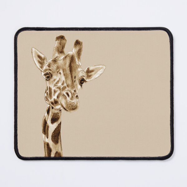 Item preview, Giraffe neck, front view - brown colorized version designed and sold by SylvieG18.