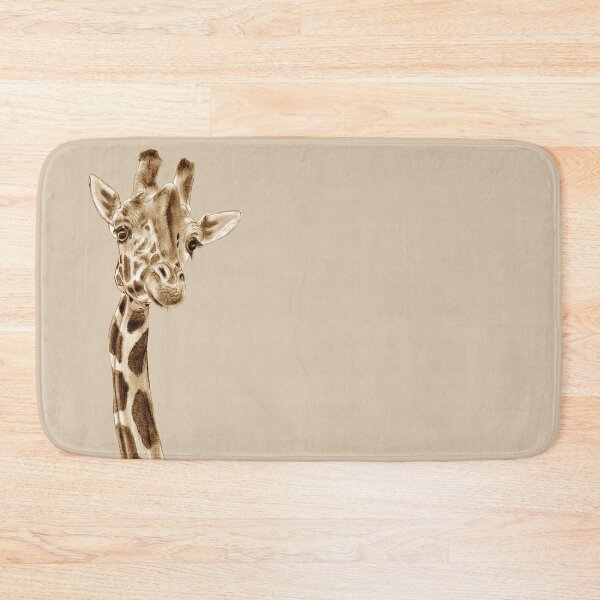 Item preview, Giraffe neck, front view - brown colorized version designed and sold by SylvieG18.