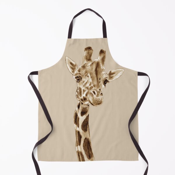 Item preview, Giraffe neck, front view - brown colorized version designed and sold by SylvieG18.