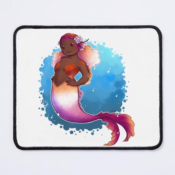 Item preview, Lesbian Pride Mermaid  designed and sold by chroma_imp.
