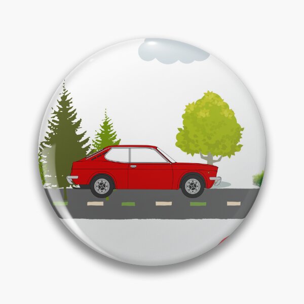 Item preview, Drive in a red car among nature and trees designed and sold by SoulWriter.
