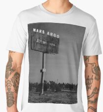 Mars Argo vintage deserted billboard design Men's Premium T-Shirt