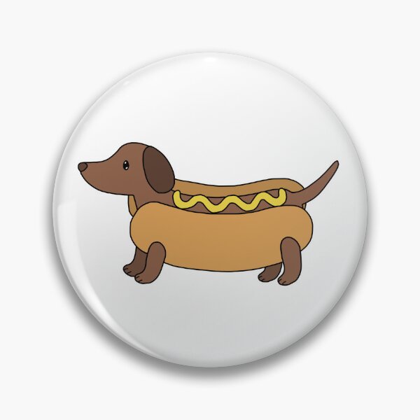 Item preview, Hotdog with Mustard designed and sold by StickerHome.