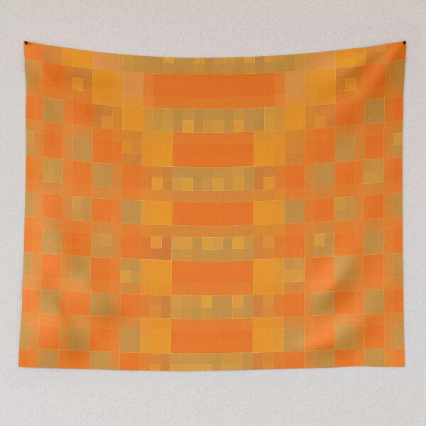 Item preview, Orange Checks designed and sold by Betty Mackey.