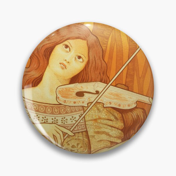 Item preview, Les Maitres de l' affiche LECONS DE VIOLON Paul Berthon 1898 Vintage French Theater Music Poster  designed and sold by retroposters.