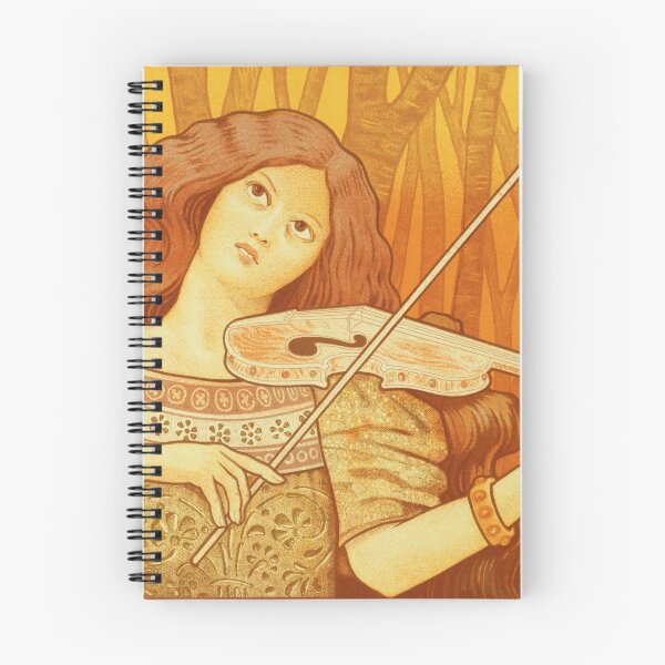 Item preview, Les Maitres de l' affiche LECONS DE VIOLON Paul Berthon 1898 Vintage French Theater Music Poster  designed and sold by retroposters.