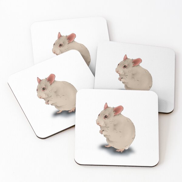 Artikelvorschau, Hamster Goldhamster Haustier sitzend entworfen und verkauft von MyArtistry.