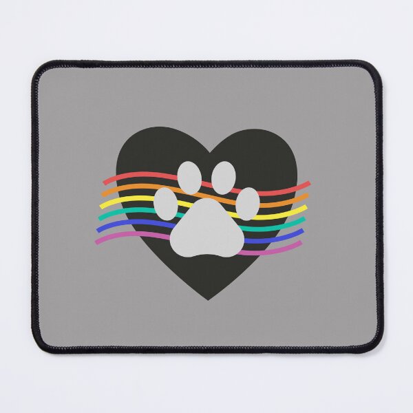 Item preview, Dog Paw Print in my heart with Pride  designed and sold by TreetopStudios.