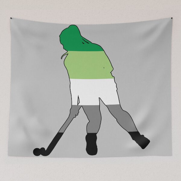 Item preview, Field Hockey: Aromantic Pride designed and sold by Zia Frazier.