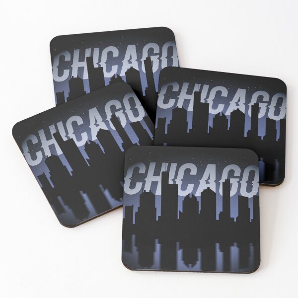 Item preview, Chicago Nights w Text designed and sold by KMGraphics99.