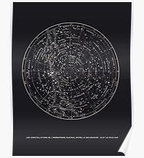Constellation Star Map Poster