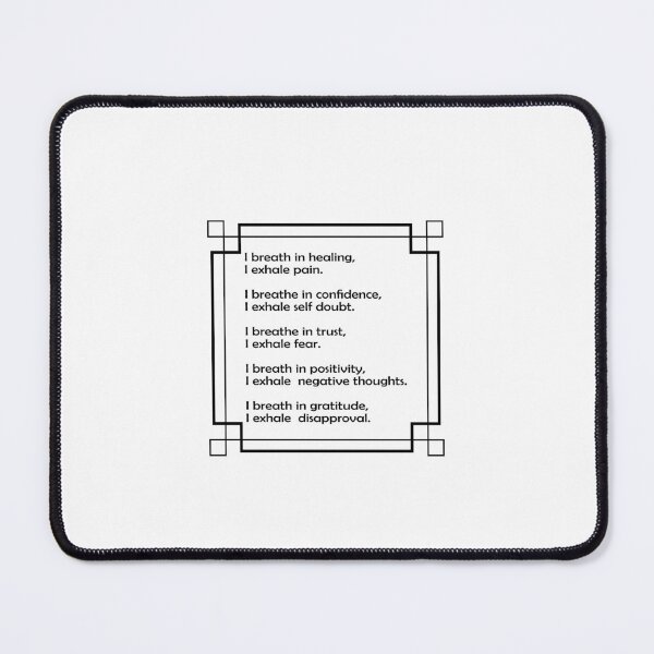 Item preview, Inhale Exhale Positive Affirmations and Inspirational Messages designed and sold by Inspirationmotivation.