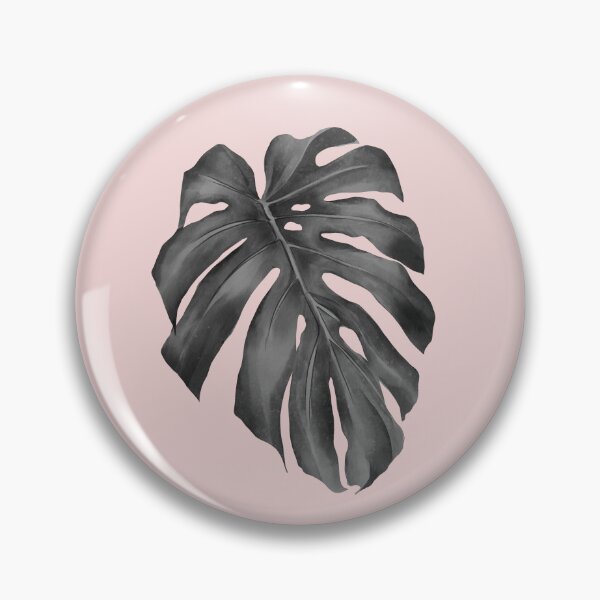 Item preview, Pink Black and White Monstera Leaf Tropical #2 designed and sold by Tropical Arts.