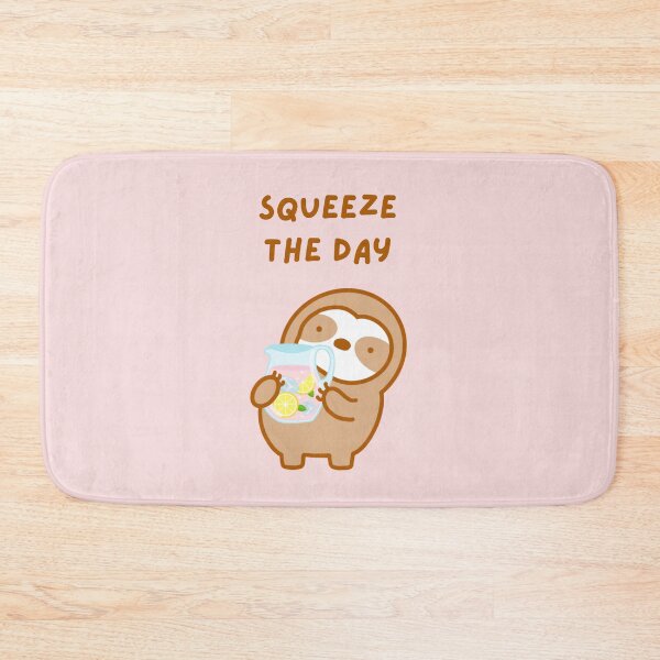 Item preview, Squeeze the Day Pink Lemonade Sloth designed and sold by theslothinme.
