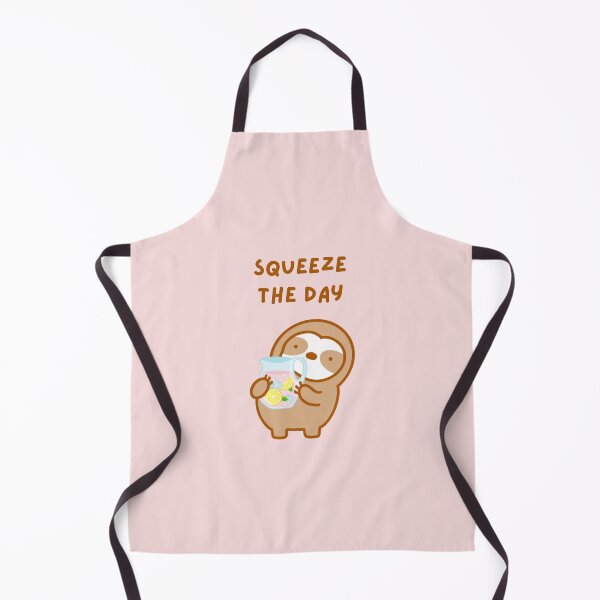 Item preview, Squeeze the Day Pink Lemonade Sloth designed and sold by theslothinme.