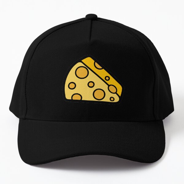 Cheese Pattern on Blue Baseball Cap