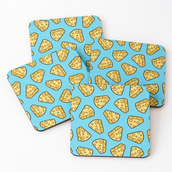 Item preview, Cheese Pattern on Blue designed and sold by evannave.