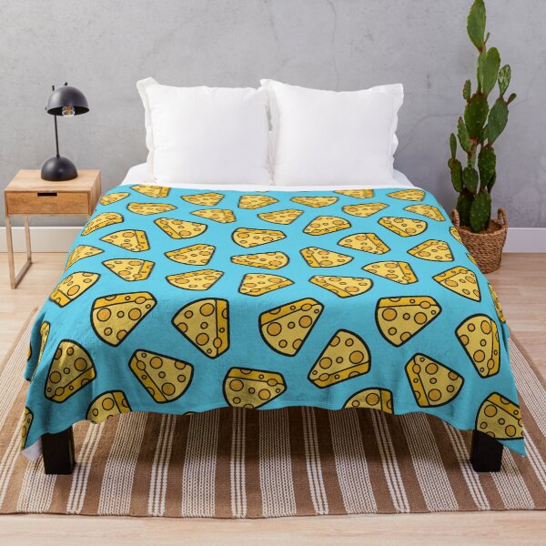 Item preview, Cheese Pattern on Blue designed and sold by evannave.