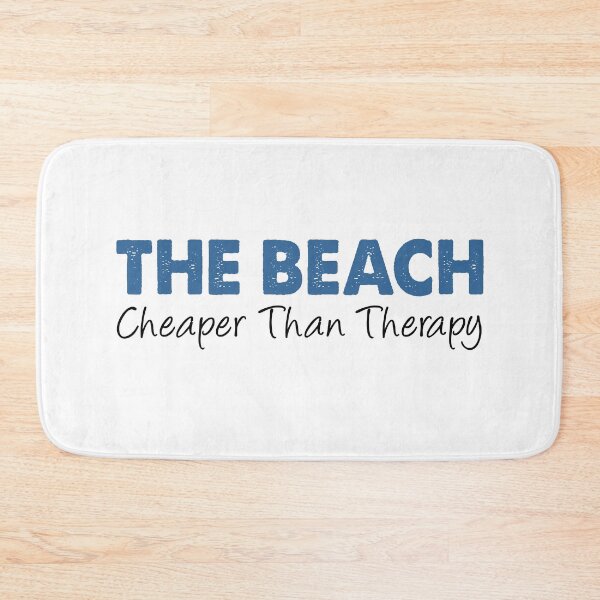 Item preview, The Beach Cheaper Than Therapy (BLUE) designed and sold by jaycartoonist.