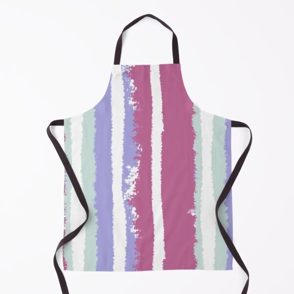 Item preview, Spring Boho Distressed Fuscia Purple and Green Stripes designed and sold by rhombusOnion.