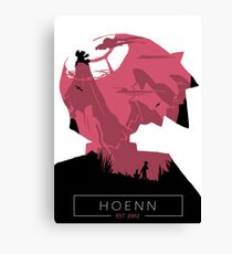 Hoenn Region- Ruby Version. Canvas Print