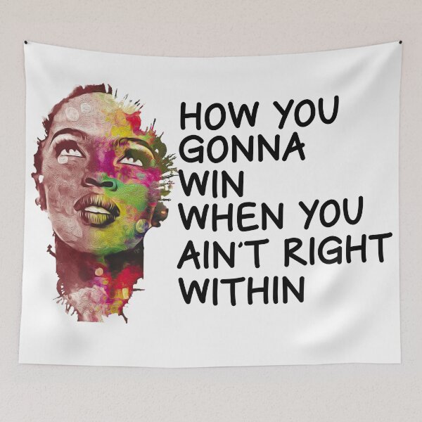 Item preview, How You Gonna Win When You Ain't Right Within Hip Hop Rap Classic T-Shirt designed and sold by BridgeofArt.