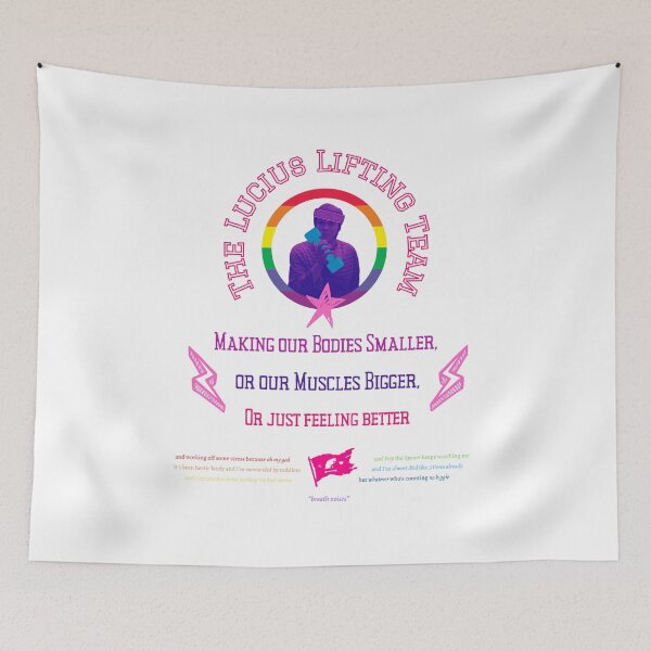 Item preview, The Lucius Lifting Team designed and sold by Our Flag Means Merch.