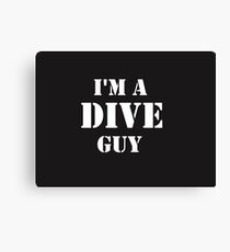 Dive Guy Canvas Print