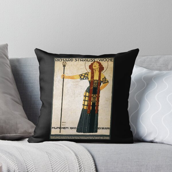 Item preview, RICHARD STRAUSS-WOCHE Munchen 1910 by Ludwig Hohlwein Vintage Theater Art designed and sold by retroposters.
