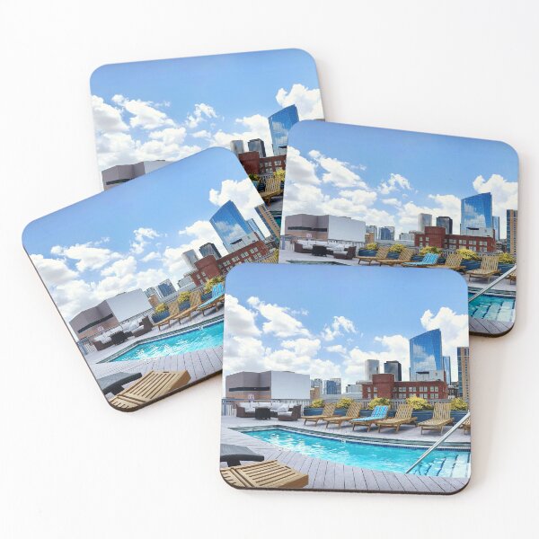 Item preview, Rooftop pool in downtown Houston designed and sold by Christine  Wilson Photos.