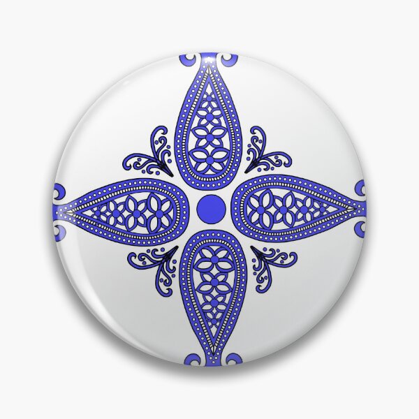 Item preview, Pineapple flower azulejo  designed and sold by Encie-Designs.