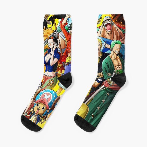 Trendy Design Anime One Piece Character Cosplay Themed Socks for Women Men  Pack of 5 - Pebbles Nepal